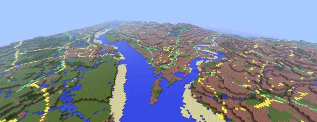 Minecraft map of Southampton Water
